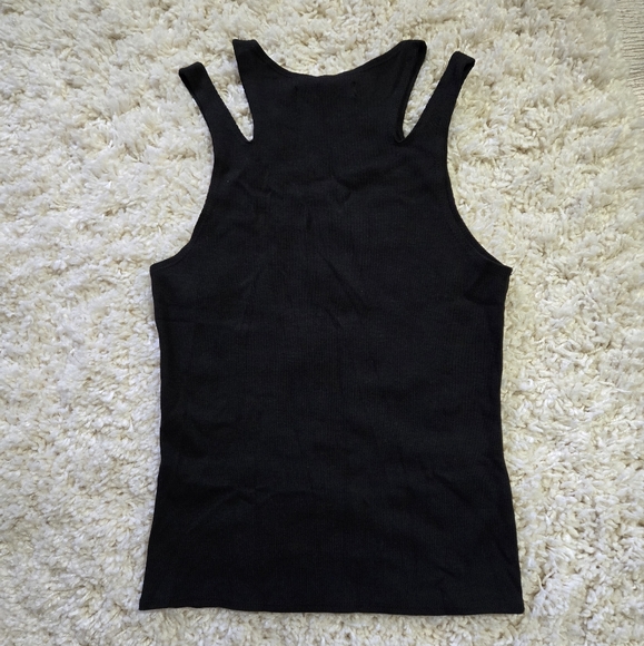Hudson ribbed cutout shoulder tank top, medium, NWOT - Picture 7 of 8